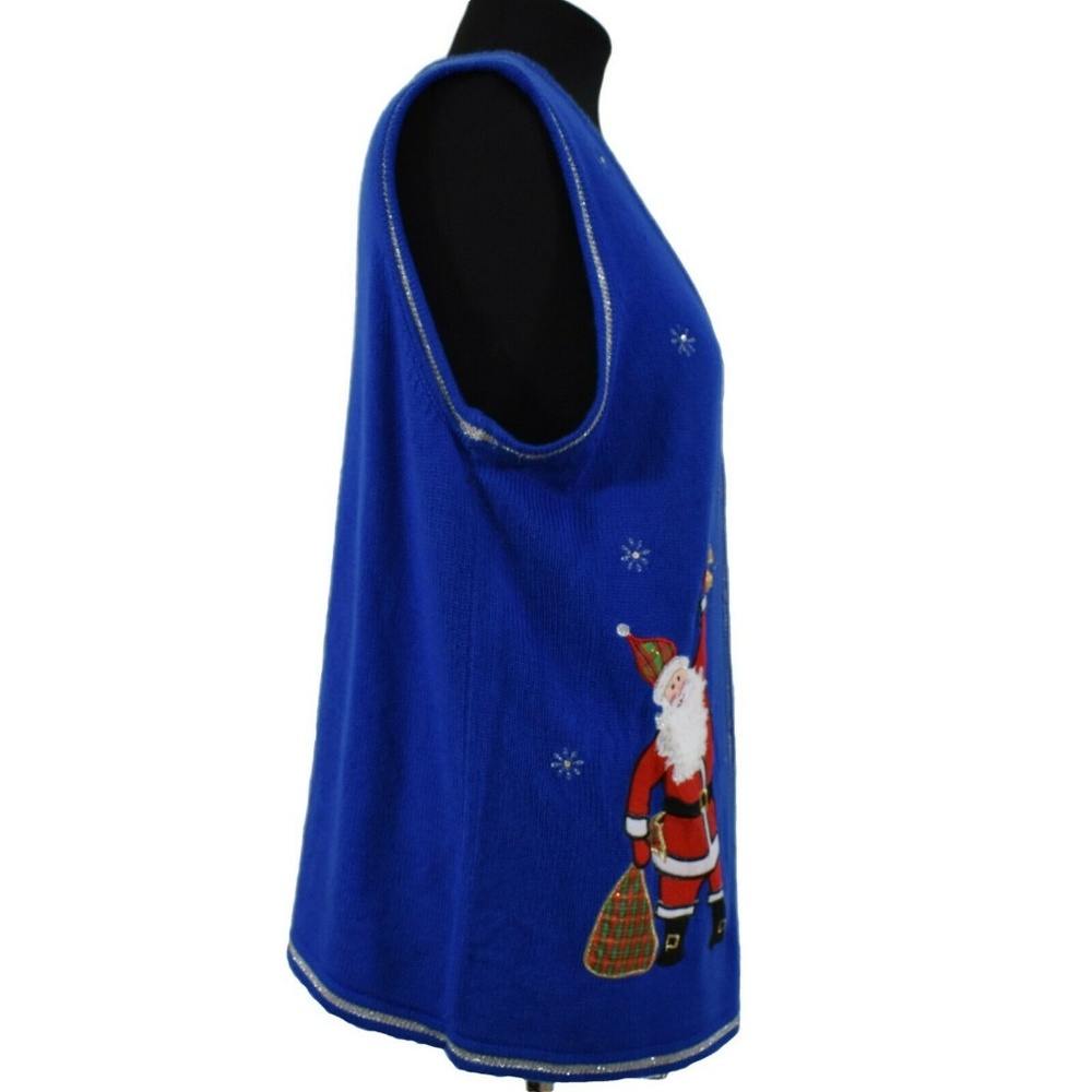 Ugly Christmas Sweater Vest Womens XXL neW - Picture 3 of 8